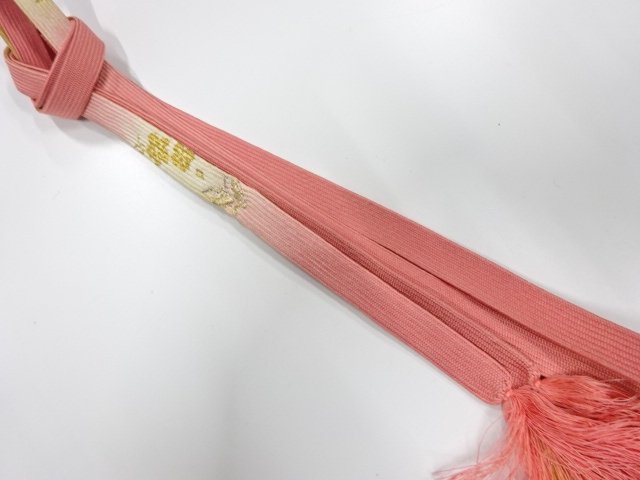 JAPANESE KIMONO / HAND-TIED OBIJIME (LONG)